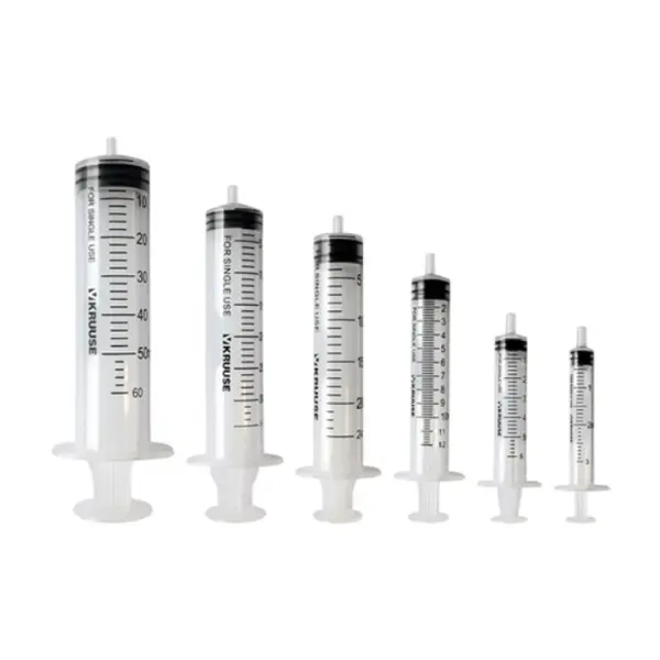 3 Part Syringes - Naked Latex Free