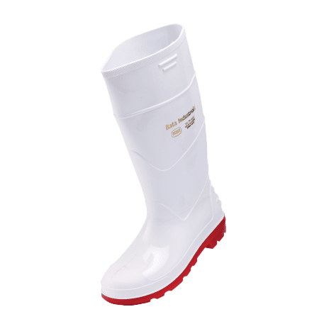 Bata® Jobber Gumboot - White/Red
