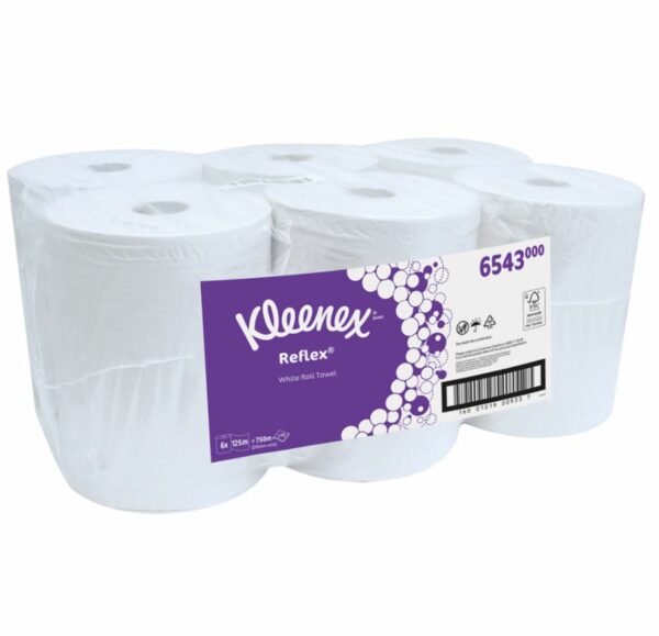 Kleenex Reflex Rolled Hand Towels - 6 rolls