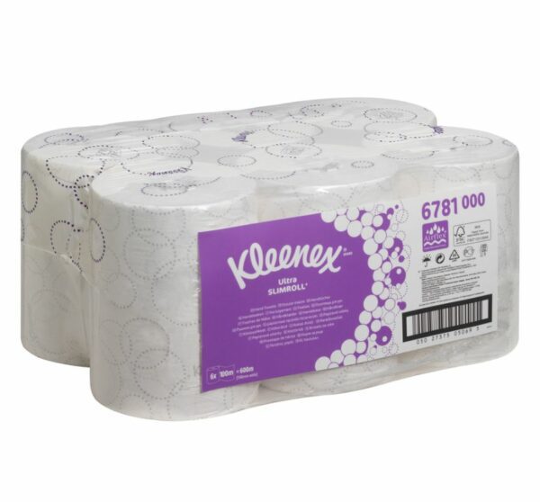 Kleenex Ultra Slimroll Rolled Hand Towels - 6 Rolls