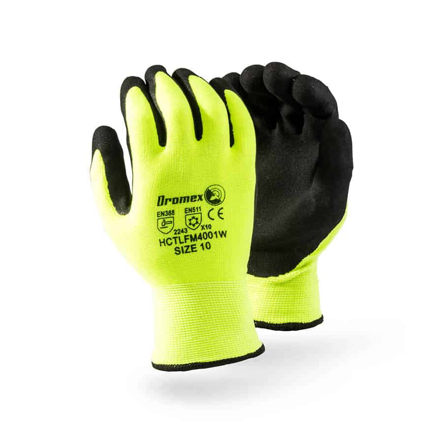 Dromex® Miizu HI-VIZ Thermal Freezer Gloves
