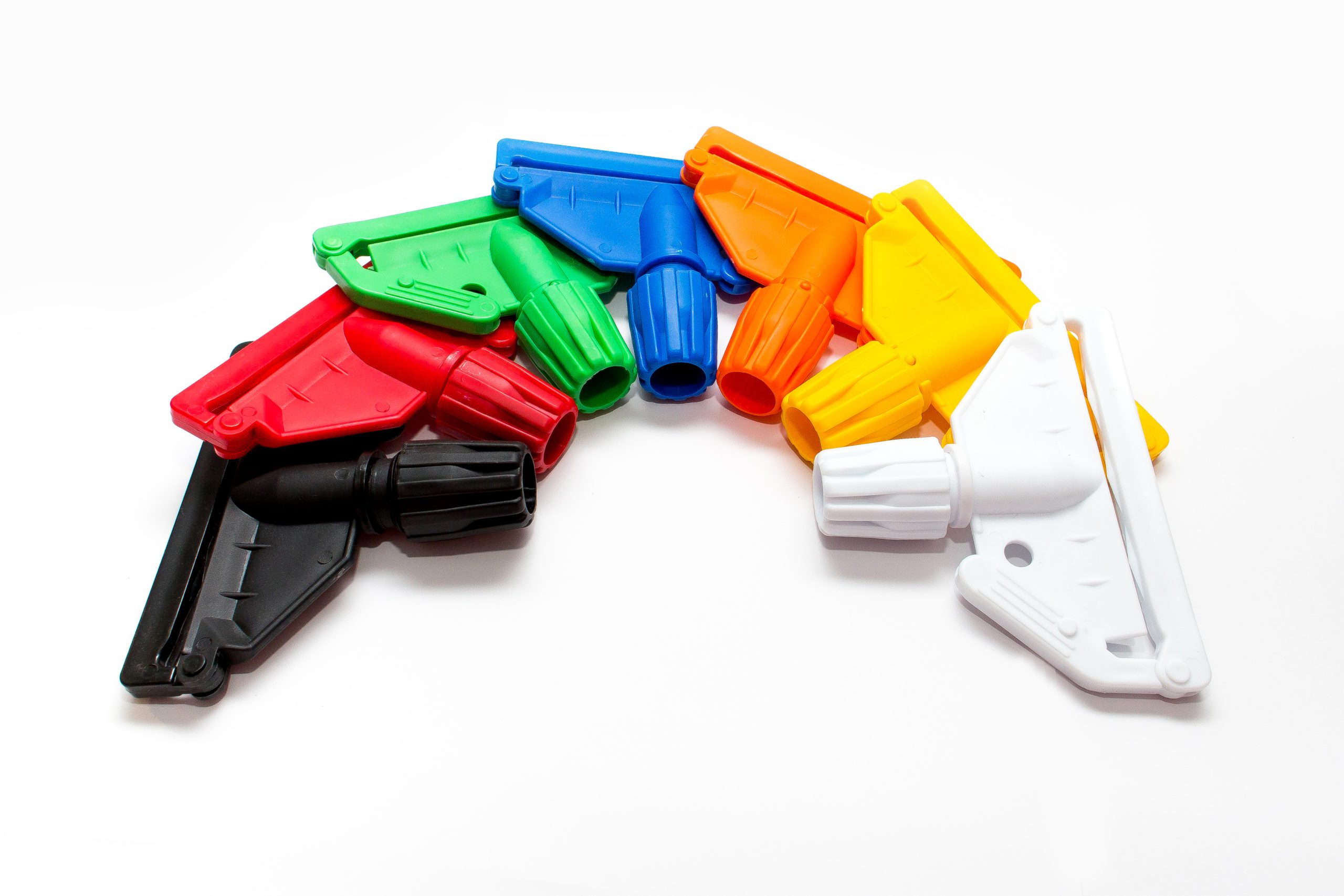 Standard Fan Mop Plastic Clip Holder - Each