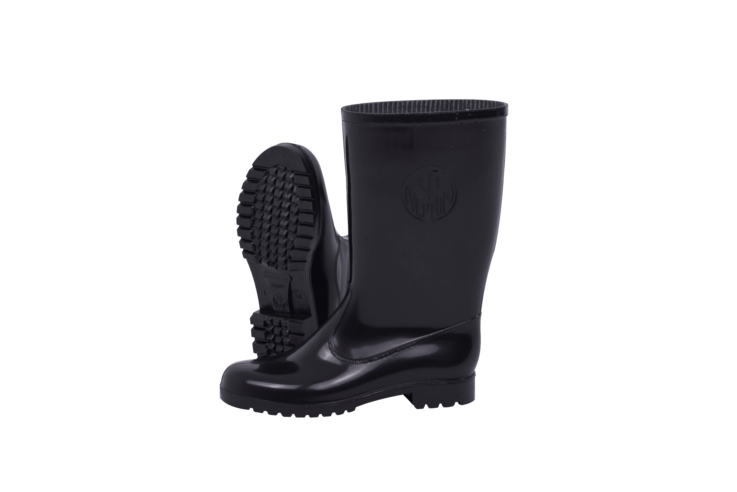 Marina Semi Recycled PVC Gum Boots - Black