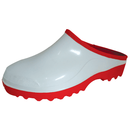 Bata® Jobber Mule Gumboot - White/Red