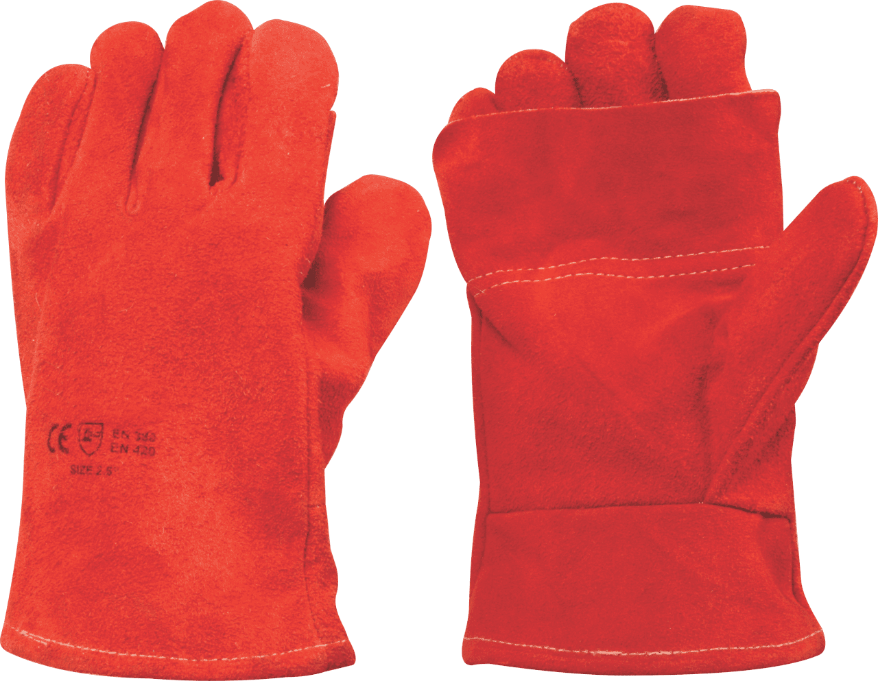 Dromex® Weld Red Leather Gloves