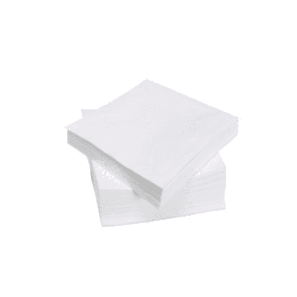 Plain White Serviettes - 1000 Units