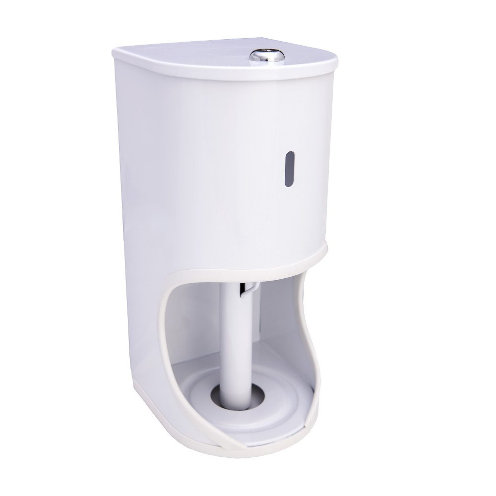 Mild-Steel Toilet Roll Holder - White