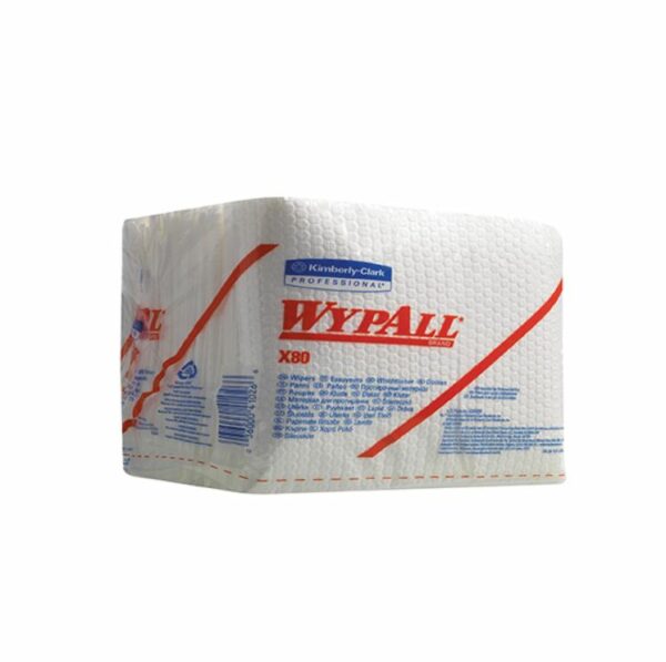 White Wypall X80 Cloth - 50 Pack
