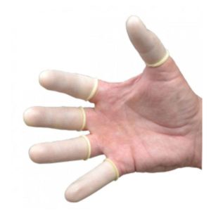 Latex Finger Cots - 100 Units