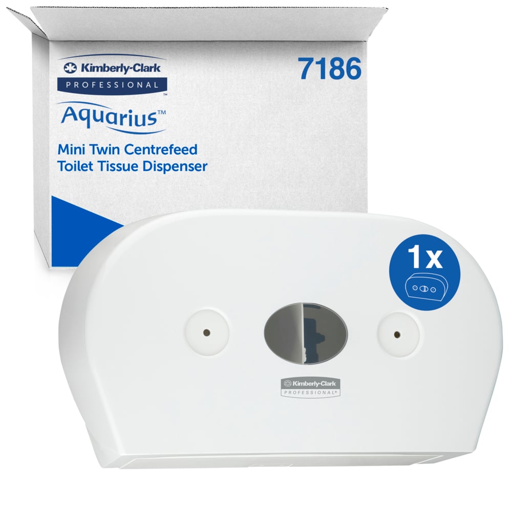 Aquarius Mini Twin Toilet Paper Dispenser