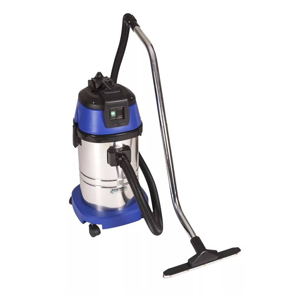 KINGFISHER 30LT S/Steel Wet & Dry Vacuum Cleaner