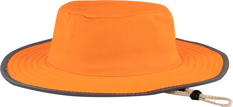 Brimmed Bush Hat with reflective tape