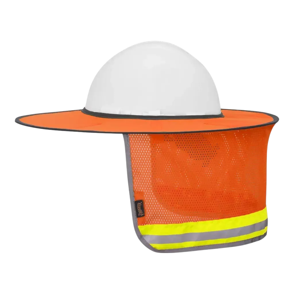 Sun Brim for Hard Hat with Reflective Tape