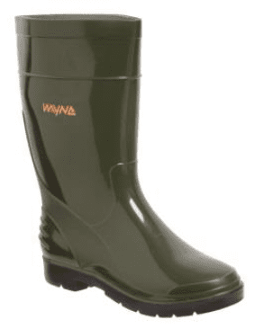 Duralight Lightweight Ladies Gumboots - Olive/Black